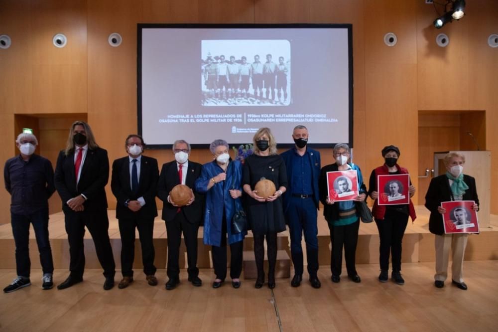 Homenaje a los represaliados de Osasuna