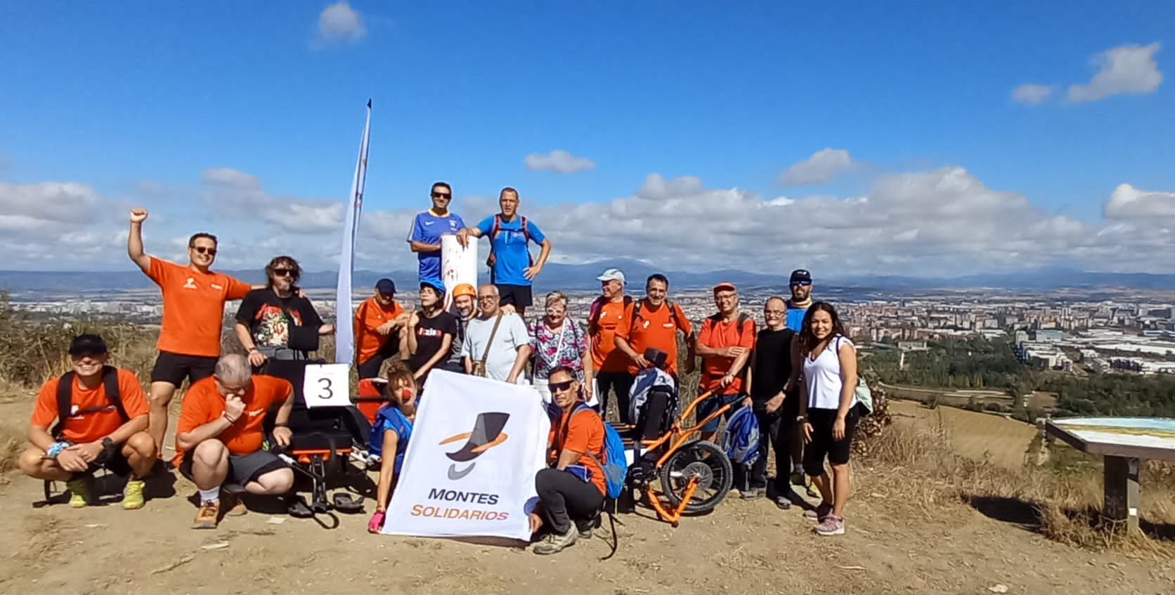 En imágenes: Reto en Olarizu con Montes Solidarios