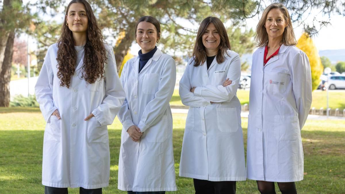 De izquierda a derecha: Adriana Rodríguez, Myriam Benito, Amaya Azqueta y Ariane Vettorazzi / Manuel Castells.