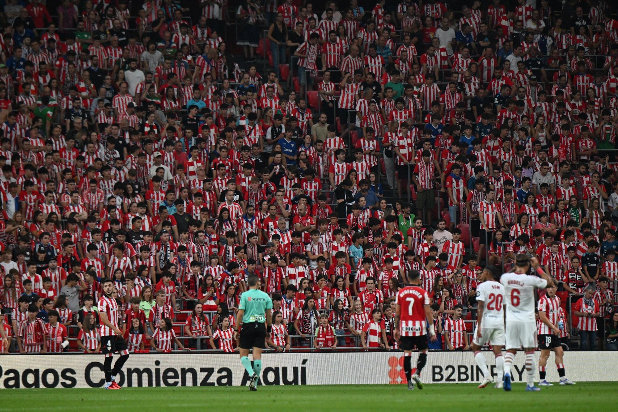 El Athletic-Sevilla, en imágenes