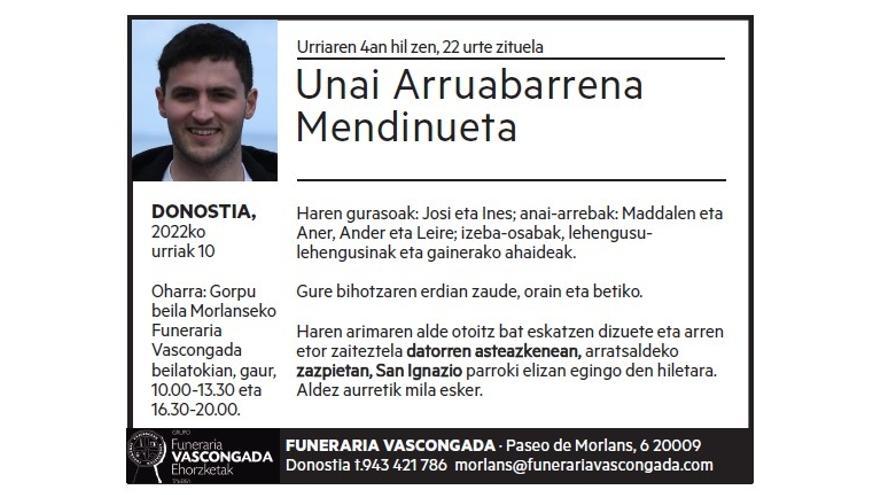 Unai Arruabarrena Mendinueta