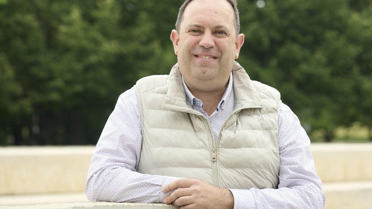 Óscar Labat, representante de la Granja Escuela Ultzama.