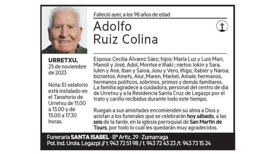 Adolfo Ruiz Colina