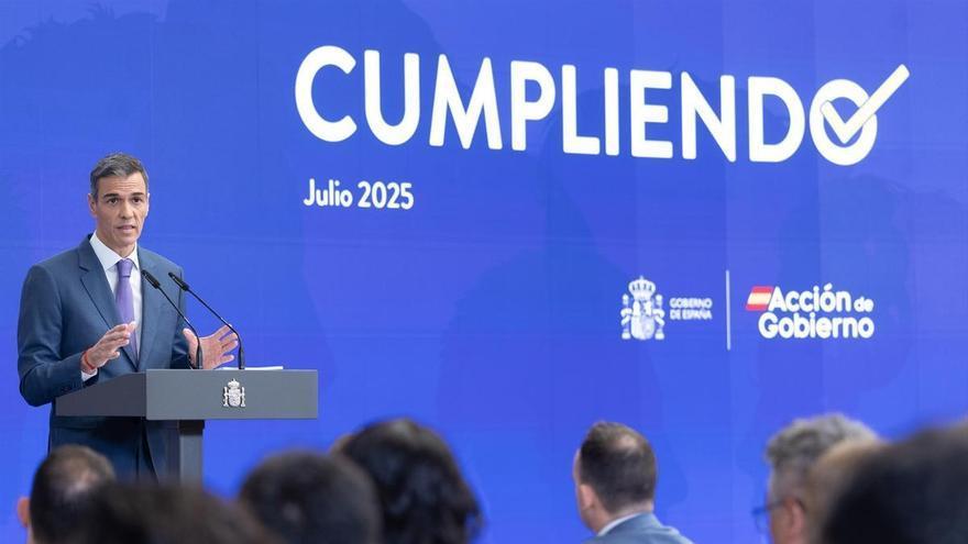 Sánchez rechaza un adelanto electoral y asegura que presentará los Presupuestos de 2026: “Queda mucho trabajo por hacer”