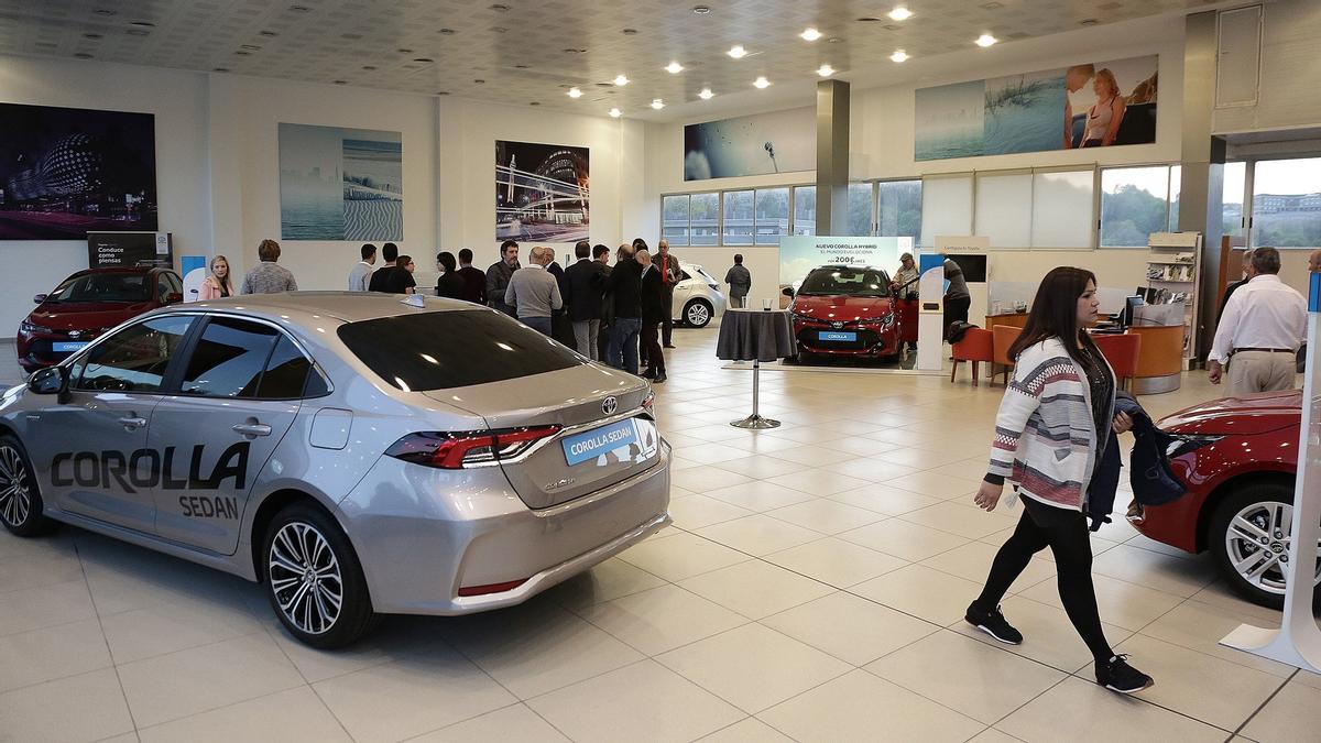 Concesionario de Toyota en Gipuzkoa, el fabricante que más vende en el territorio hasta agosto.