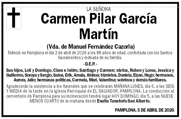 Carmen Pilar García Martín