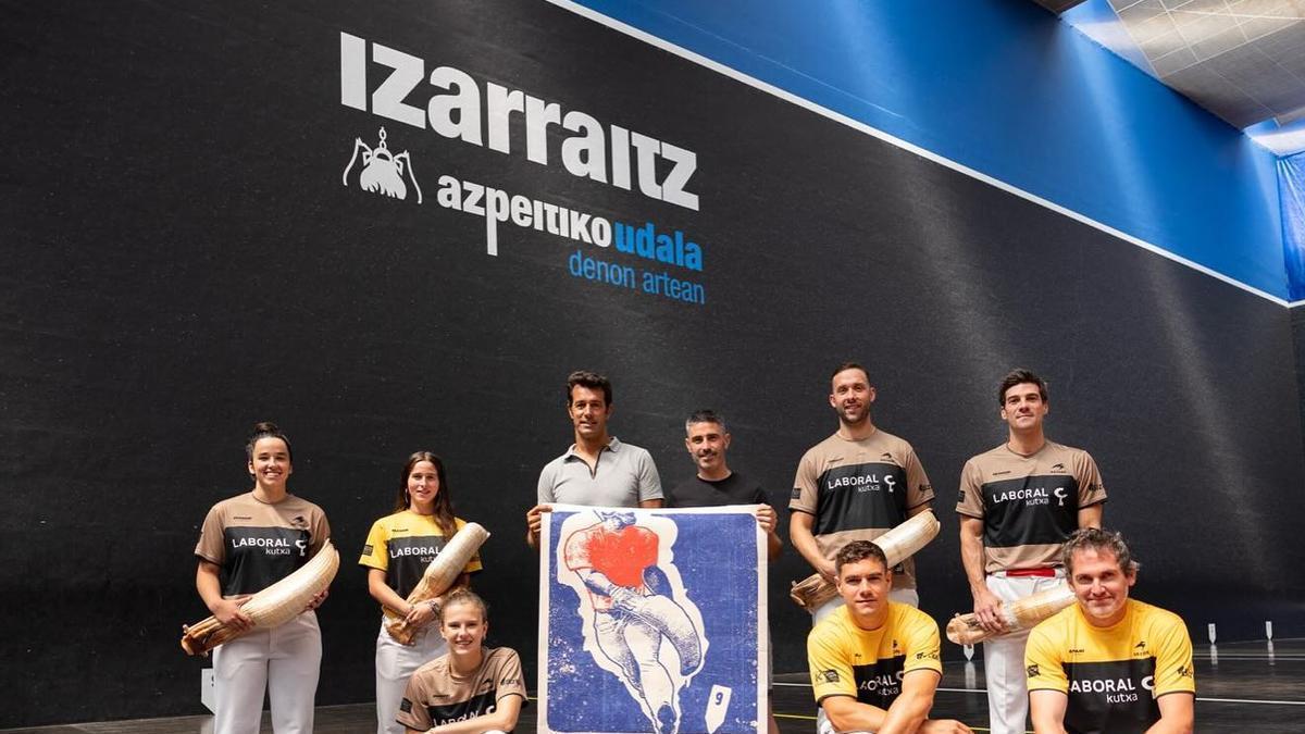 Frida Watkins, en la presentación general del torneo de cesta de los San Inazios