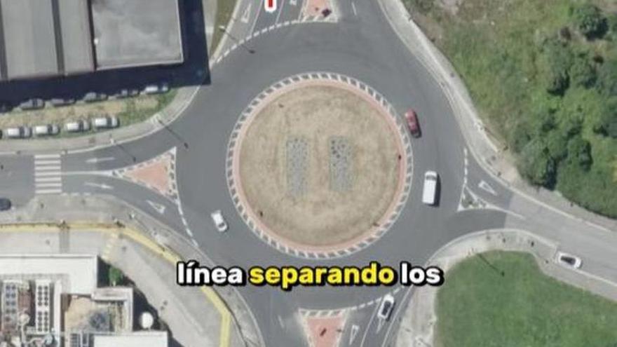 Un profesor de autoescuela alerta sobre el peligro de una rotonda de Bizkaia