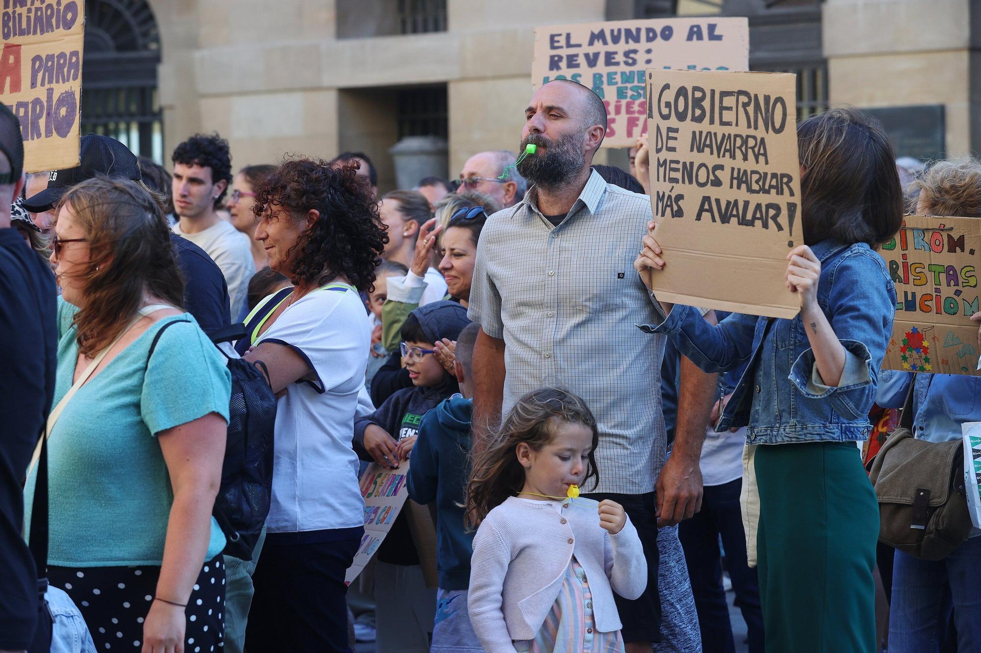 Concentración de familias afectadas por los pisos de Maristas