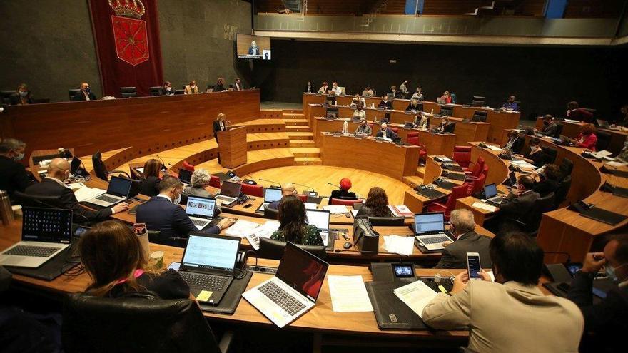 Hemiciclo del Parlamento de Navarra.