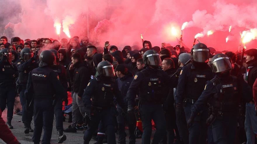 Osasuna-Real Sociedad: La nieve no enfría el ambiente