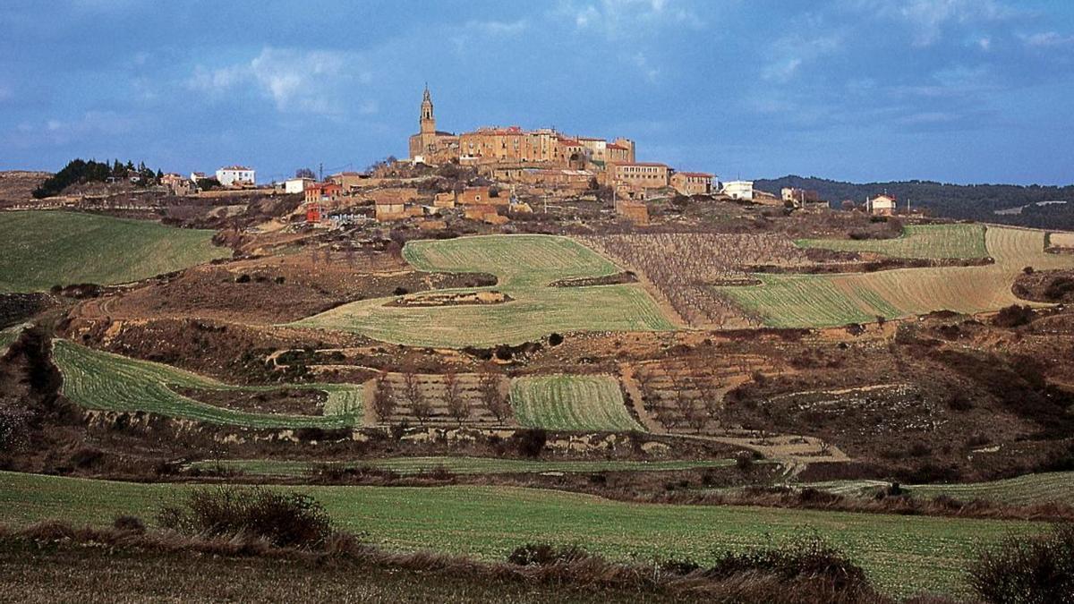Vista de Labraza, en la Rioja Alavesa