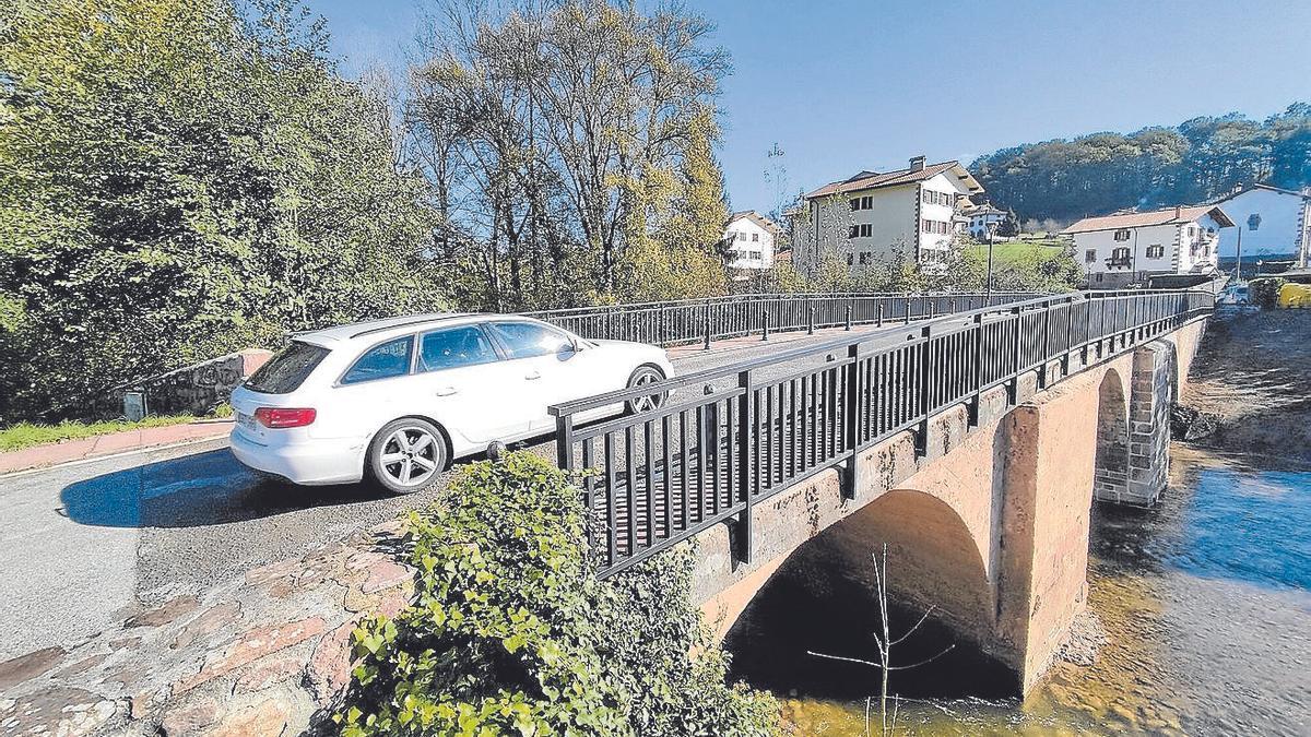 Finalizan los trabajos del puente de Arraioz