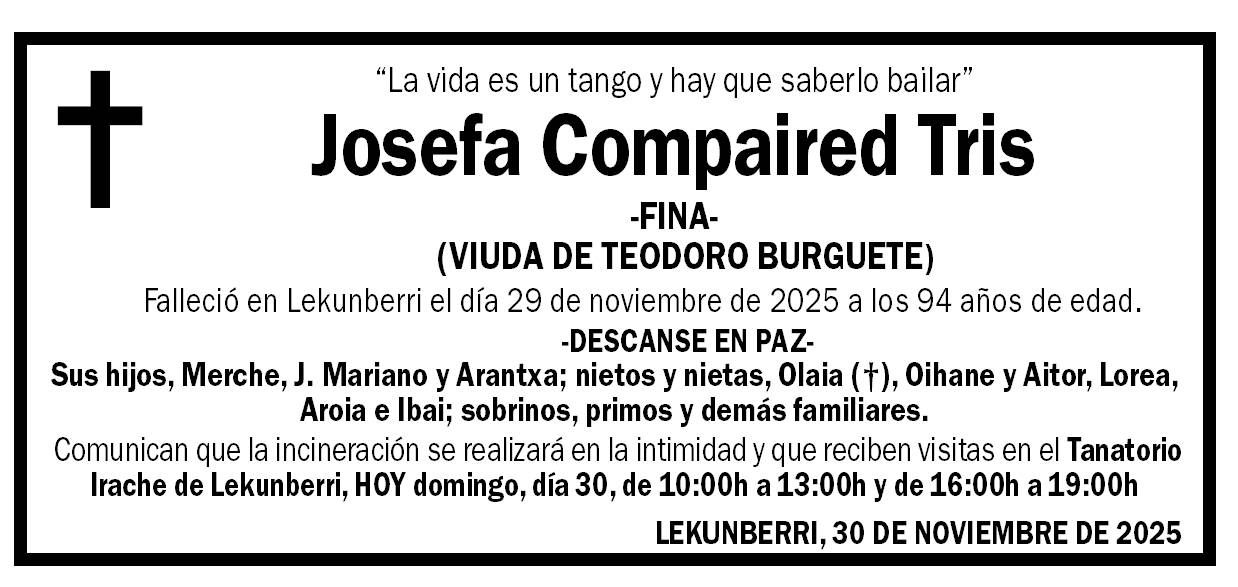 Josefa Compaired Tris