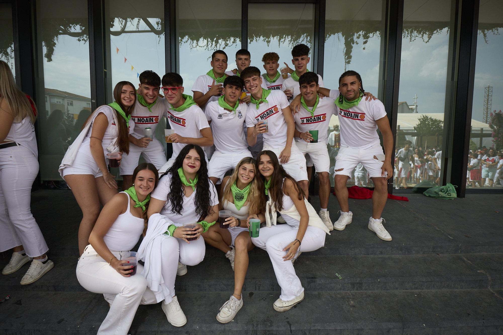 Fotos del chupinazo de fiestas de Noáin