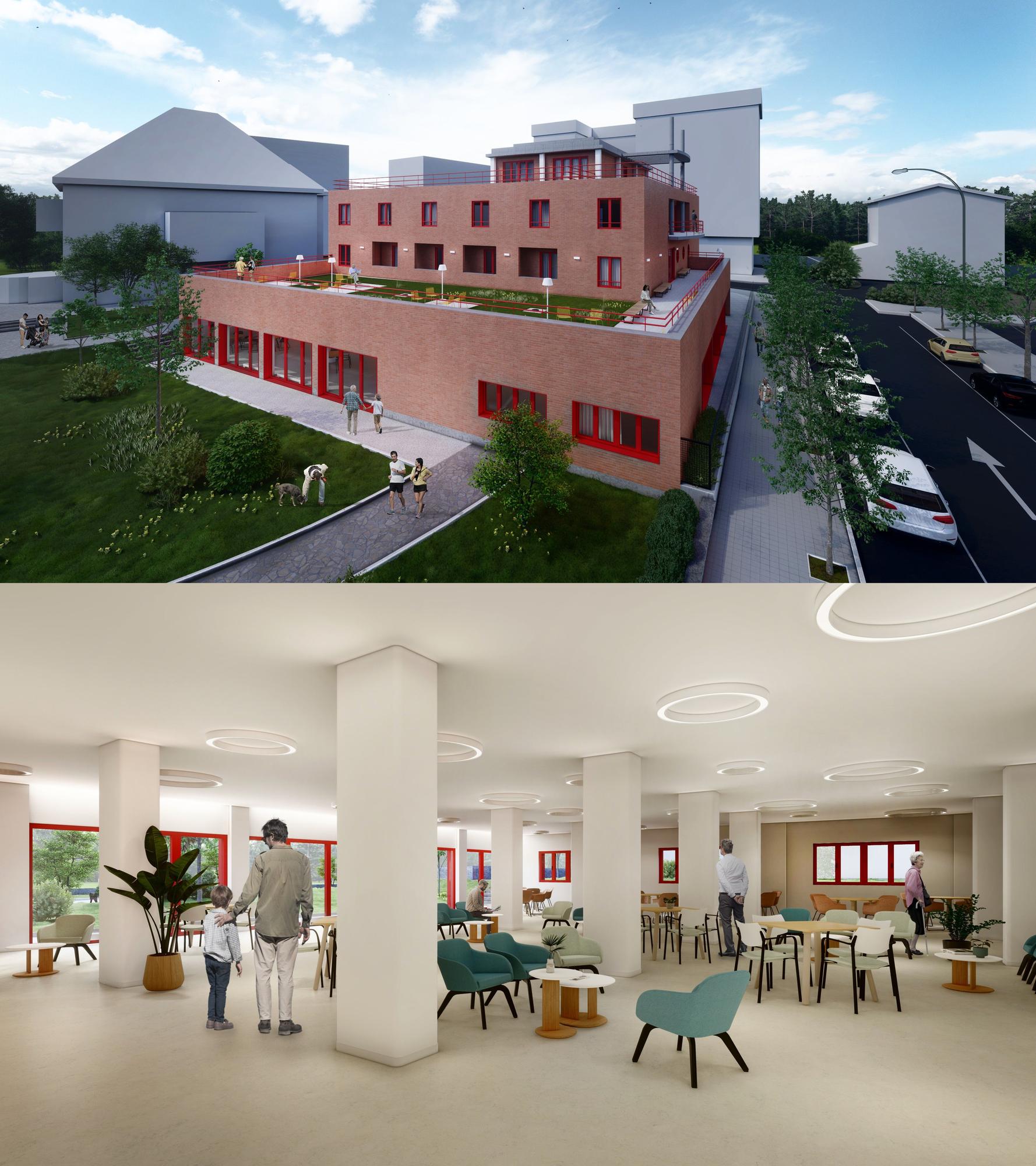 Residencia ancianos Amurrio infografia resultado obra