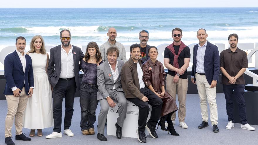 En imágenes: El elenco de 'Sacamantecas' en Zinemaldia