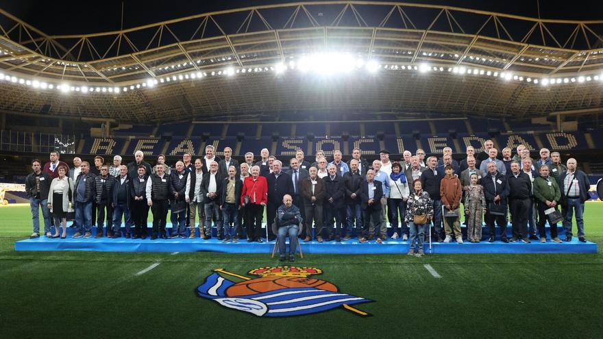 Sentido homenaje a los socios cincuentenarios de la Real Sociedad