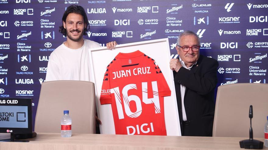 El detalle de despedida de Osasuna a Juan Cruz