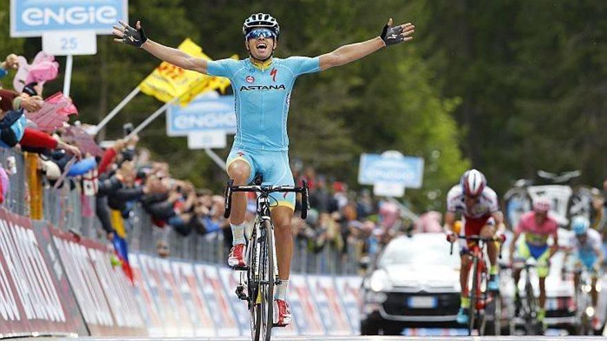 Mikel Landa triunfa en la mítica cima de Madonna di Campiglio