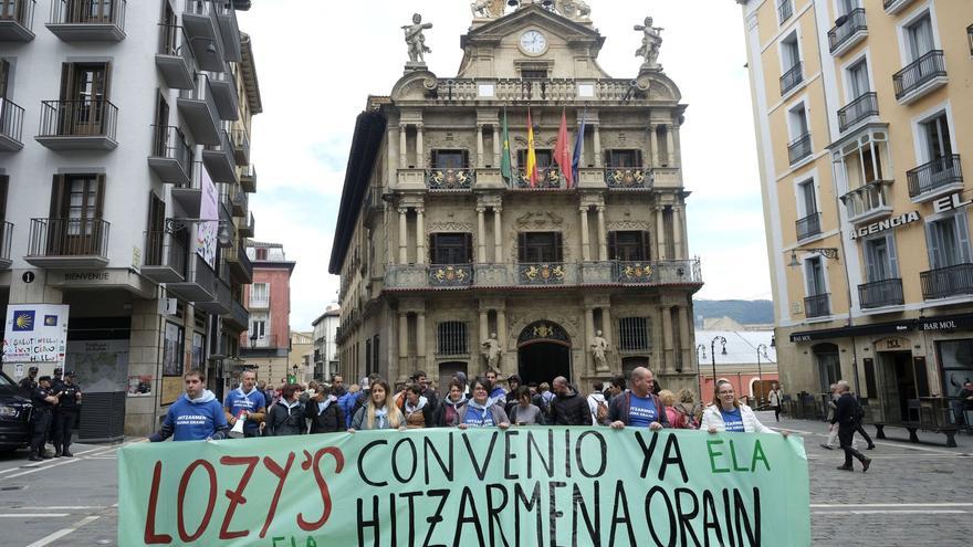 La plantilla de Lozy's en Lekaroz suma tres meses de huelga por su convenio