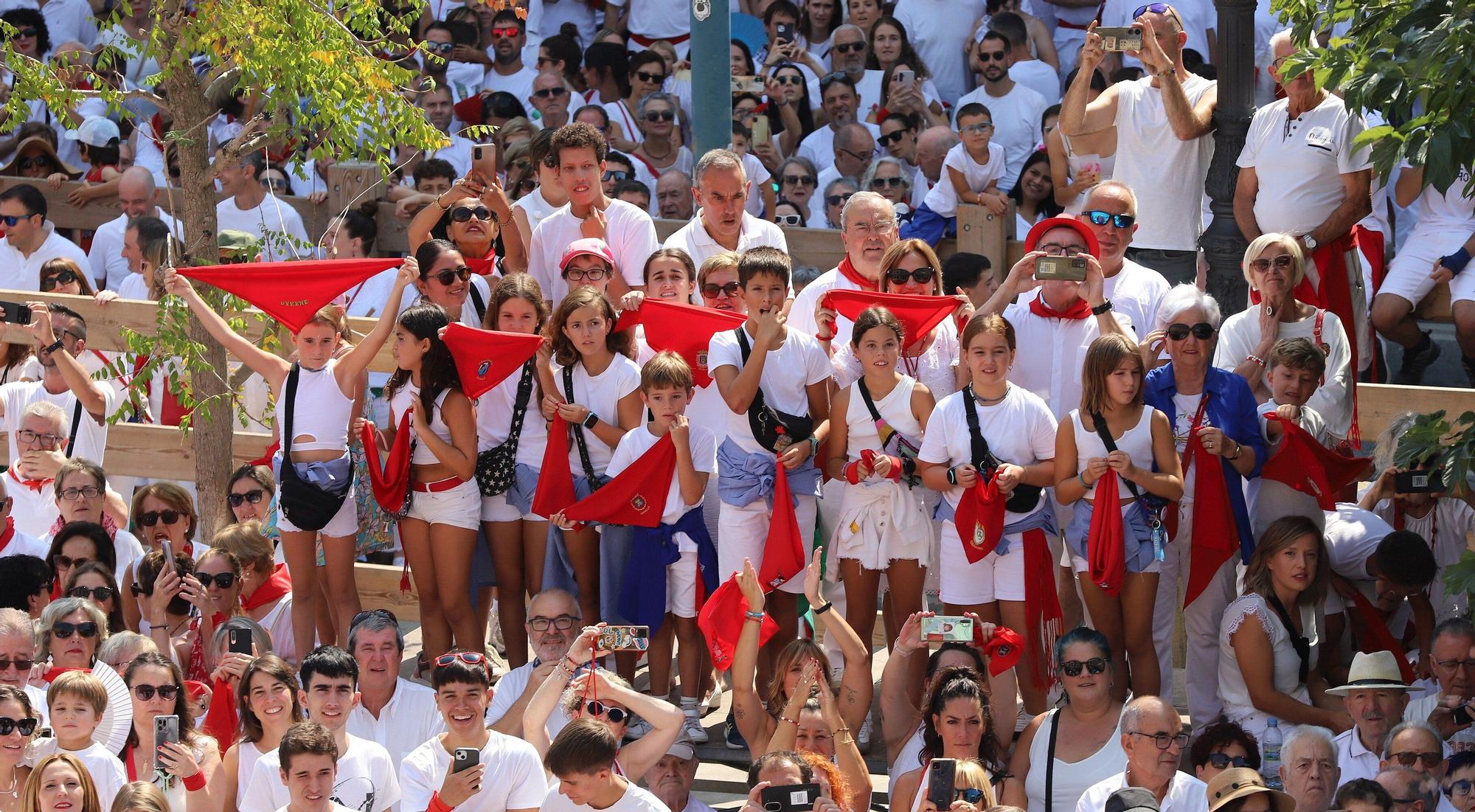 Fotos del chupinazo de Tafalla