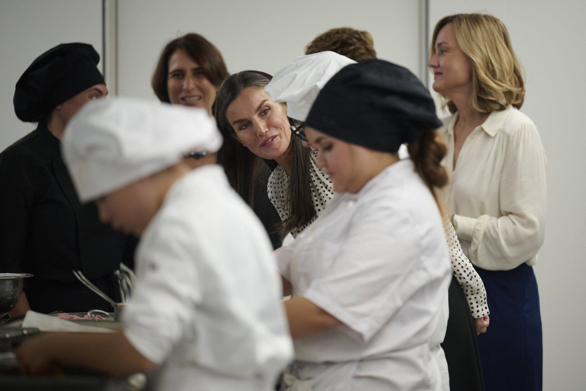 Fotos de la visita de la reina Letizia al CIP FP Lumbier IIP