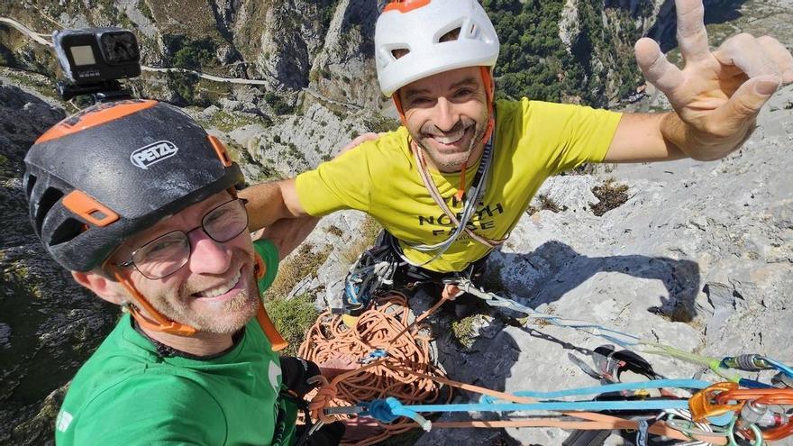 Los hermanos Pou completan la primera escalada en libre al &#039;Pilar del Texu&#039;