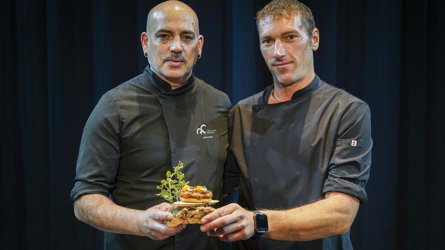 Iban Garin, de BiEnara, plata en el Concurso Internacional de Pinchos y Tapas Medievales