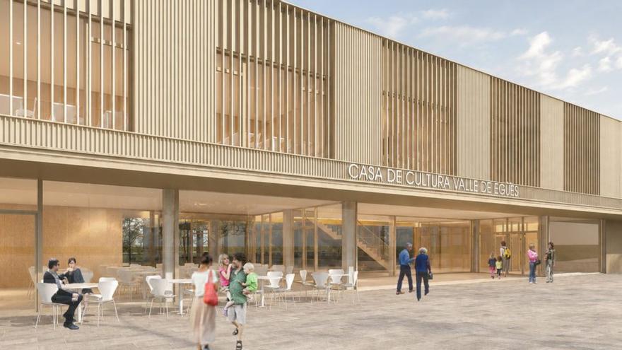 Así será la futura Casa de Cultura del Valle de Egüés en Sarriguren
