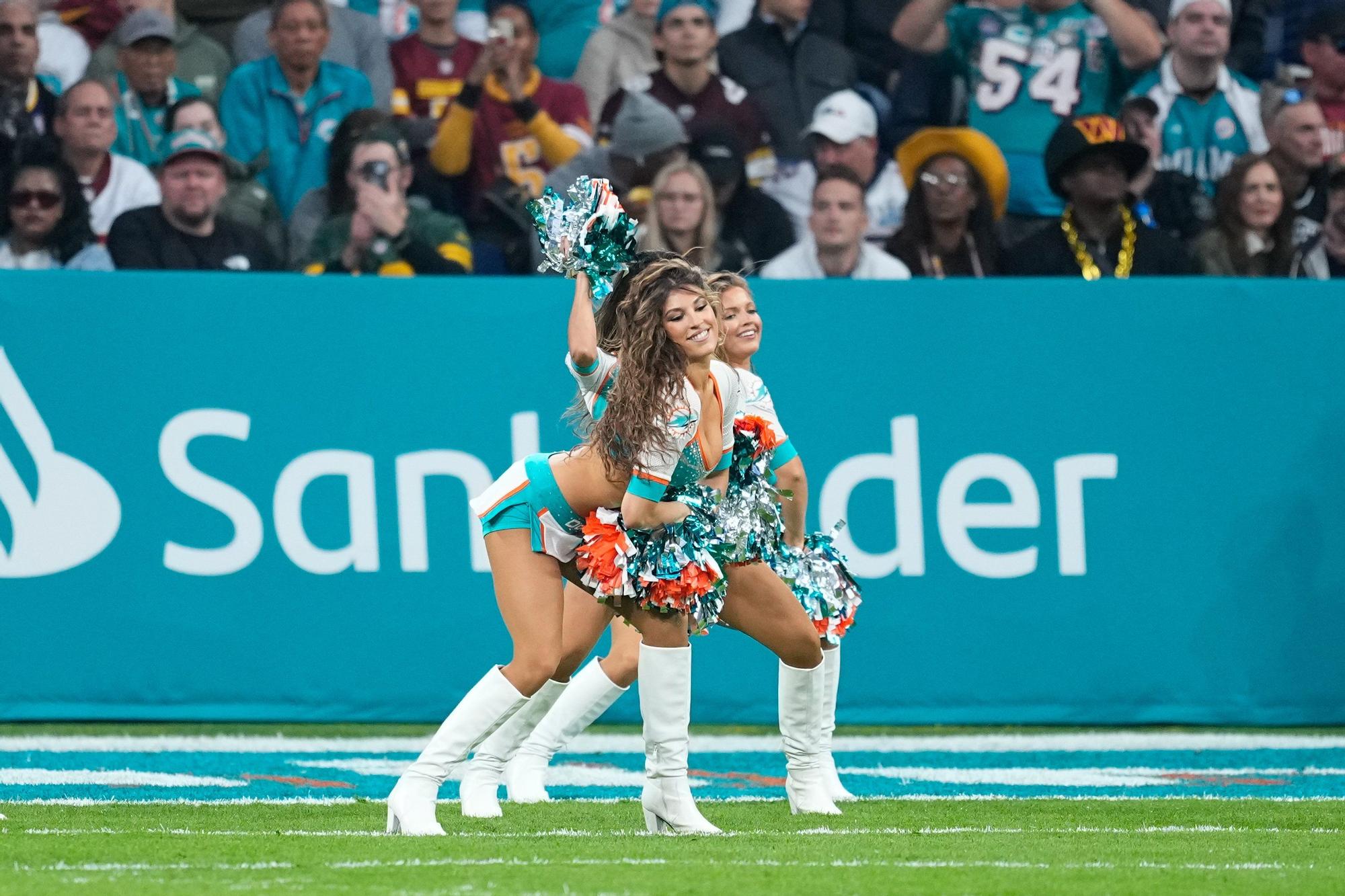 En imágenes: Los Dolphins ganan en la prórroga (16-13) a los Commanders en el histórico primer partido de la NFL en España