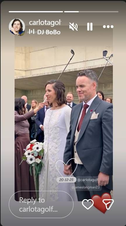 Pantallazo de la story de la cuenta oficial de Carlota Ciganda