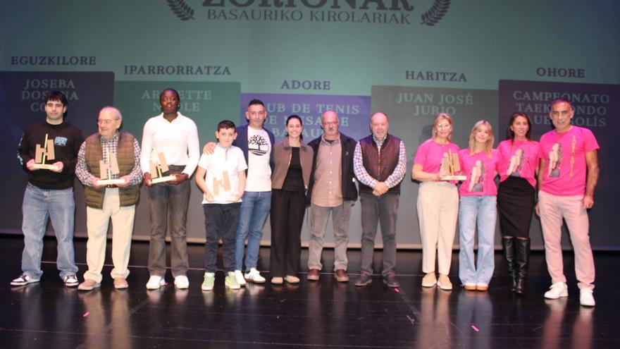 El deporte de Basauri se viste de gala y premia a sus figuras