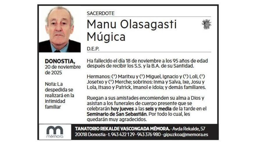 MANUEL OLASAGASTI MUGICA