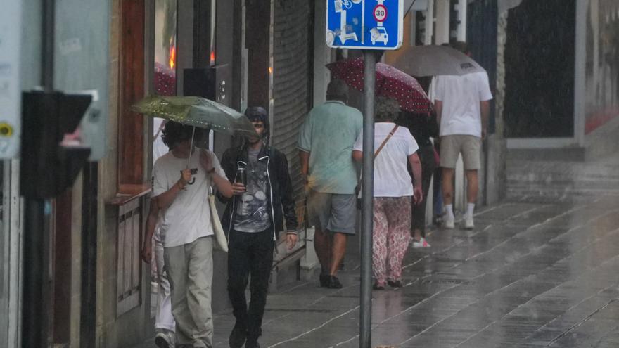 Aviso amarillo a partir de las tres de esta tarde por lluvias intensas