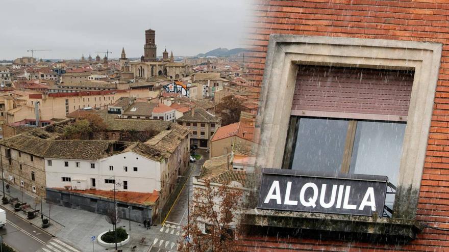 ¿Cuánto cuesta alquilar un piso en Navarra? La brecha roza ya los 200 euros según la zona