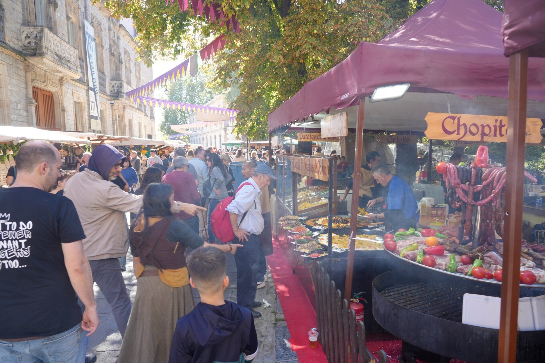 En imágenes: Segunda jornada del XXII Mercado Medieval de Vitoria