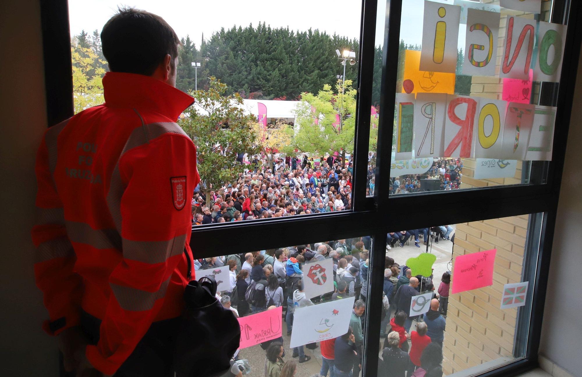 Fotos: Nafarroa Oinez 2025 en la ikastola Paz de Ziganda de Villava - Atarrabia