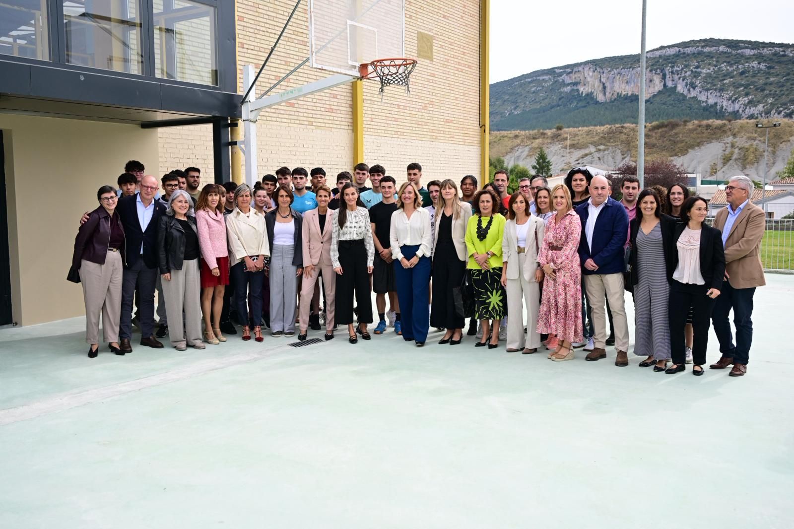 Fotos de la visita de la reina Letizia al CIP FP Lumbier IIP