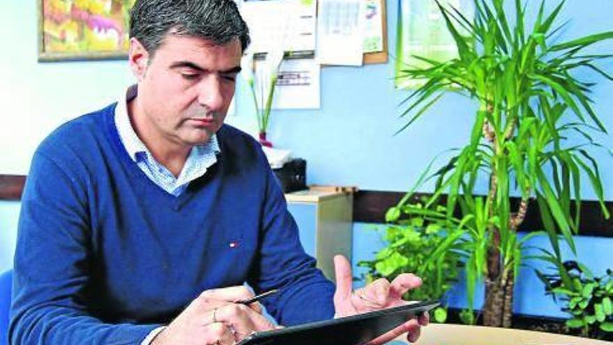 Alex Loustaunau, gerente de Egaz Txorierri, el servicio de empleo en el valle.