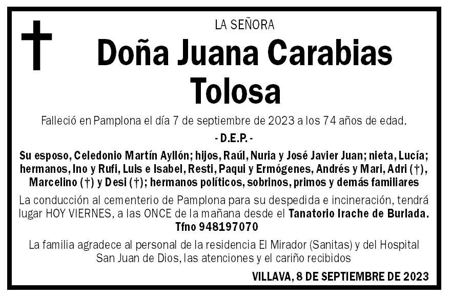 Juana Carabias Tolosa
