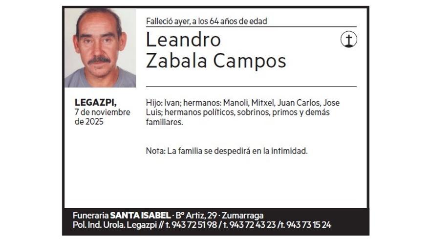LEANDRO ZABALA CAMPOS