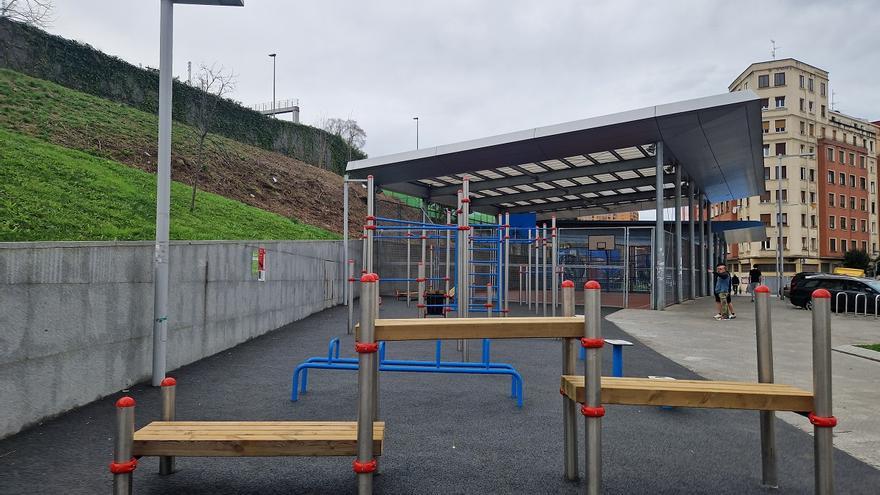 Bilboko Udalak kalistenia eremu berria inauguratu du