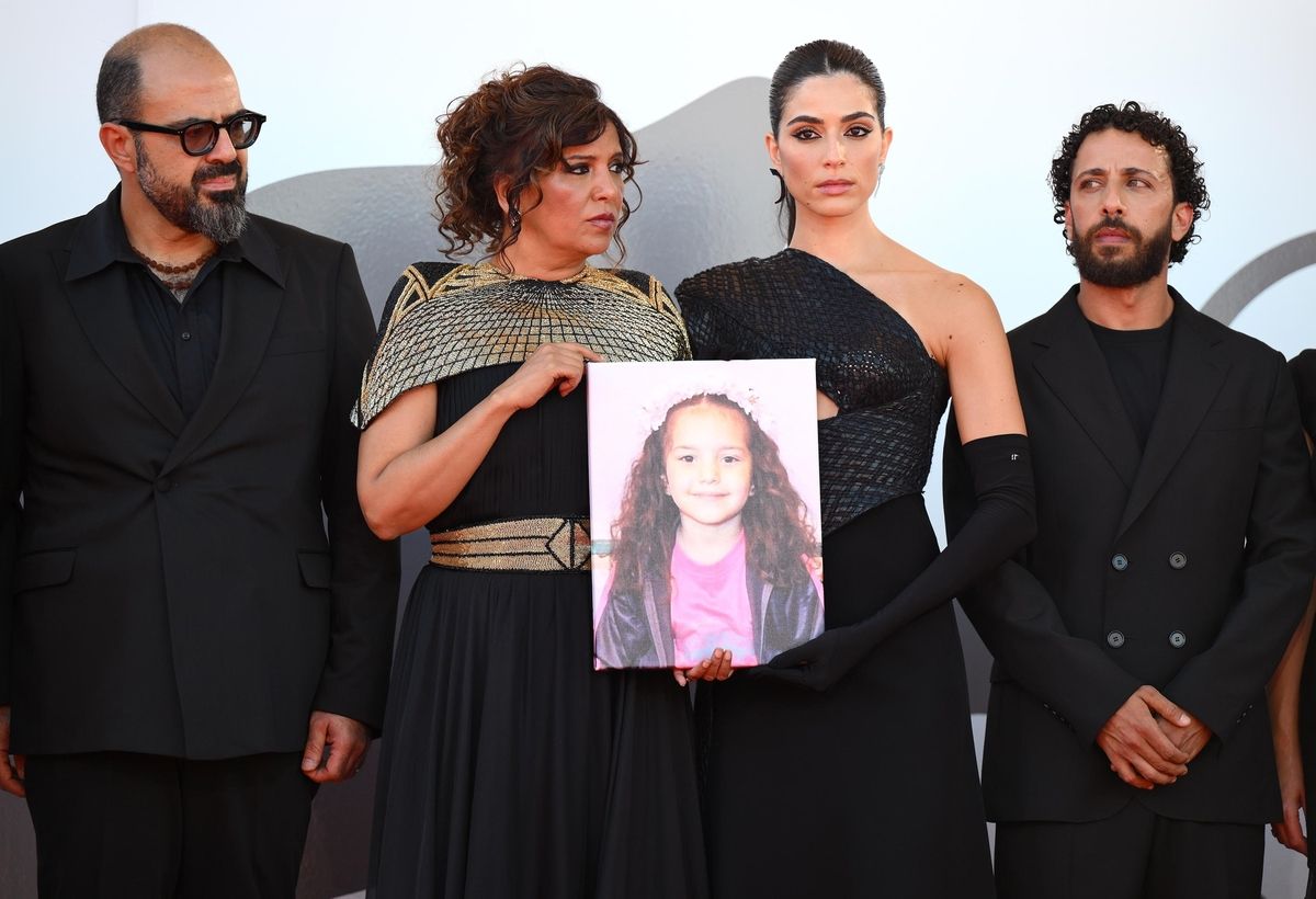 La alfombra roja del Festival de Venecia se tiñe de luto en el estreno de la película 'The voice of Hind Rajab'