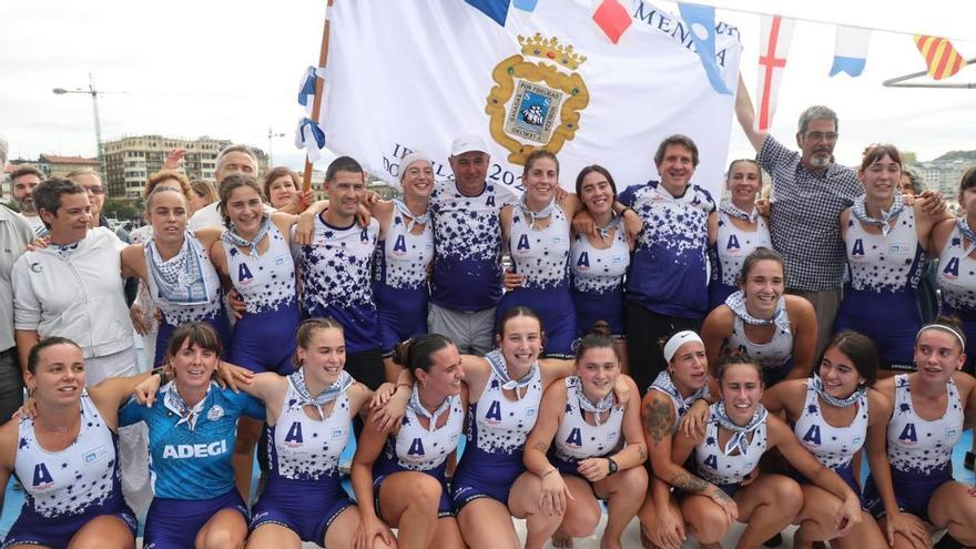 Donostia Arraun Lagunak logra la cuarta Bandera de La Concha de su historia