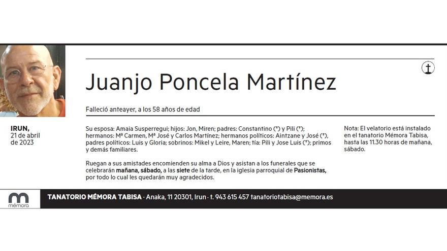 Juanjo Poncela Martínez