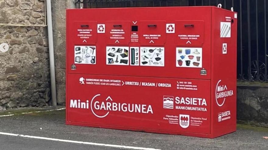 Idiazabalgo minigarbiguneak kokapen berria du