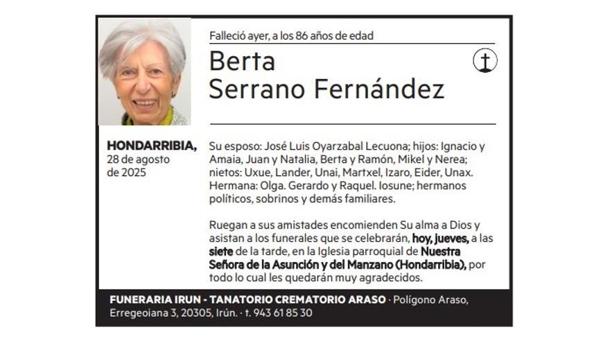 Berta Serrano Fernández