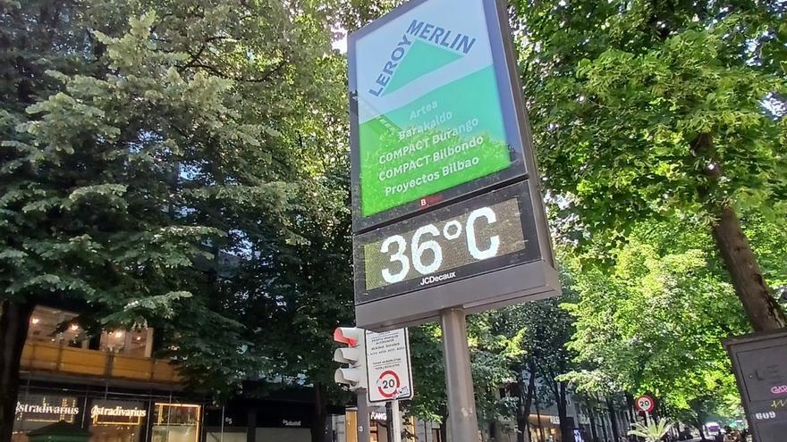 Las temperaturas máximas en Euskadi alcanzarán hoy los 34º grados