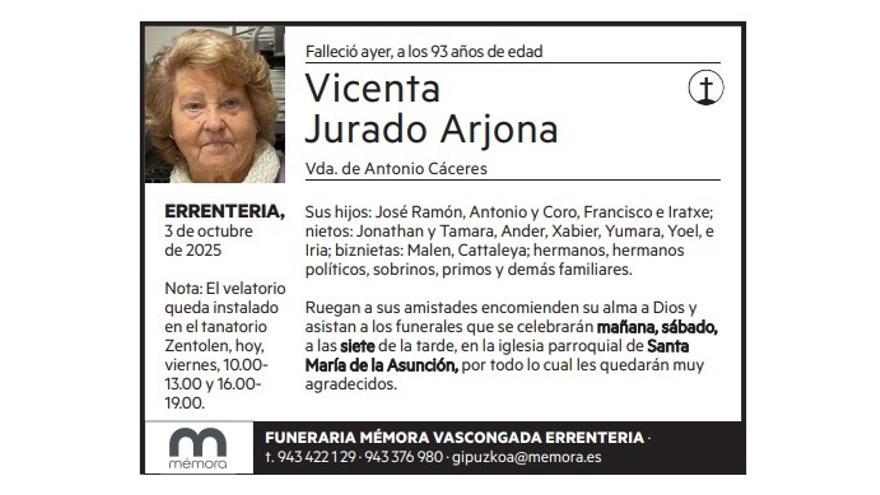 Vicenta Jurado Arjona